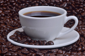 A cup of Black coffee