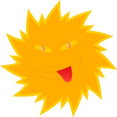 Cheerful sun