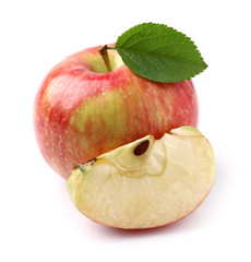 Apple with slice