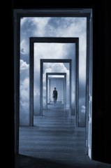 Within a Dream; in front of a closed door. - 51799997
