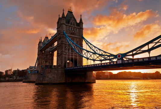 Tower Bridge  in London, England