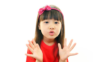 笑顔のかわいい女の子