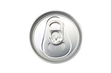 beer can view from the top