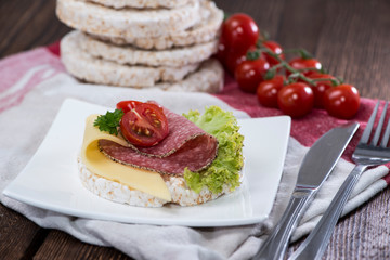 Rice Cakes on a plate