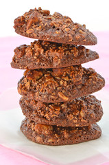 Chocolate almond cookies