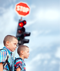 On the Way to School