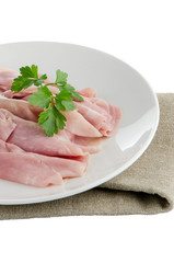 Ham slices