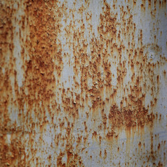Iron surface rust