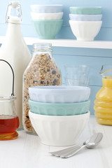 Delicious healthy breakfast