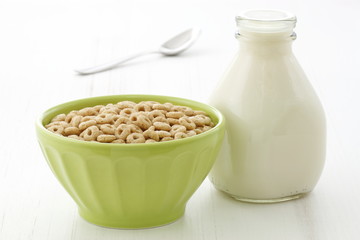 Delicious and healthy honey nuts cereal