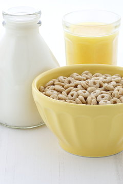 Delicious and healthy honey nuts cereal