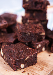 homemade brownie