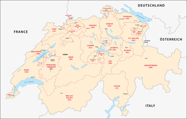 Schweiz Kantone