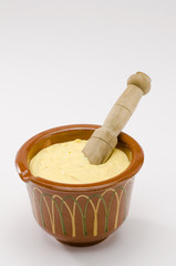 Garlic Mayonnaise Sauce. Alioli.