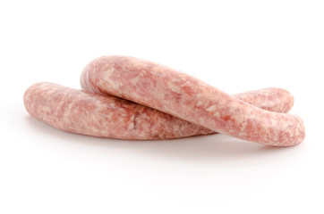 Frische grobe Bratwürste