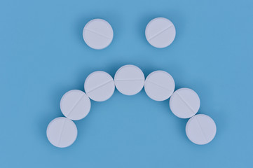 Tablets of medicines