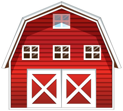 A Red Barn House