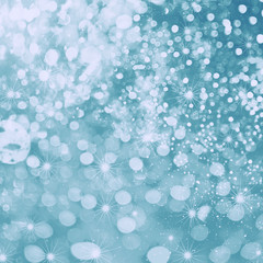 abstract background blue bokeh