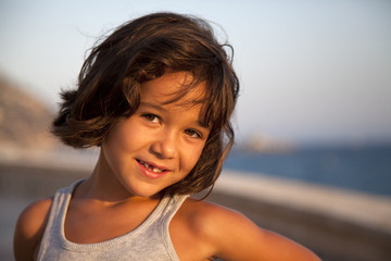 Niña mellada