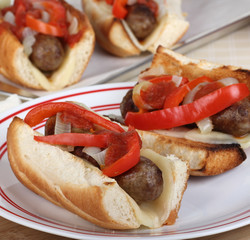 Bratwurst on a Bun