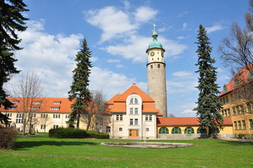 Schlossruine Neideck in Arnstadt / Th&uuml;ringen