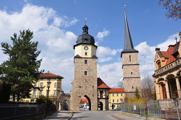 Arnstadt - Riedtor und Jacobsturm