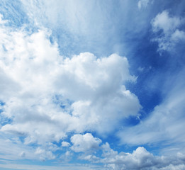 Fototapeta premium White clouds
