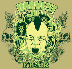 Listen to fear © Tshirt-Factory.com