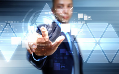 Image of finger touch