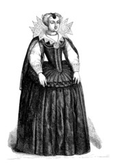 French Lady - Mode/Fashion (ca 1600)