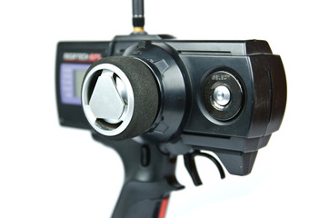 Radio controlled (RC) transmitter for model cars