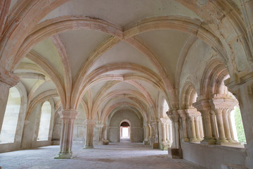 voûte croisée d'ogive - salle capitulaire - Abbaye de Fontenay