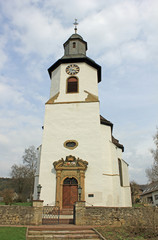 Fototapeta na wymiar Pfarrkirche St. Katharina in Rheder(Nordrhein-Westfalen)