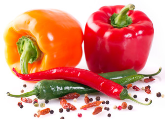 Collection of peppers