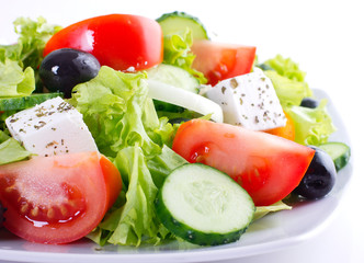 Fresh vegetable salad