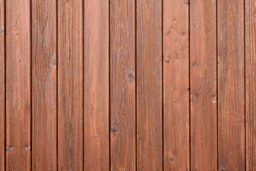 Fototapeta premium part of fencing with brown varnish