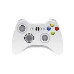 isolated wirelles gamepad © simi32