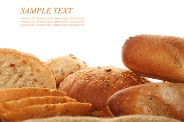 Isolated bread