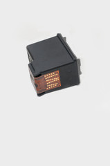 Ink Cartridge on White Background