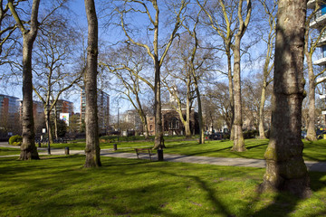 Paddington Green and Church of St. Mary in London