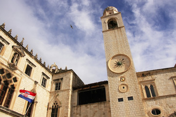 Fototapeta premium Stradun, Main street of Old Town, Dubrovnik, Croatia