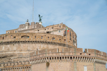 Fototapeta na wymiar Roma, Castel S. Angelo, veduta