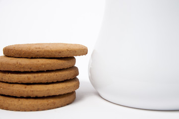 Lechera y galleta