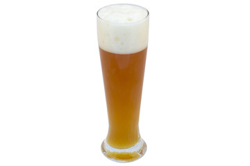 Glass of wheat beer