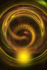 Abstract texture background with rings and lights