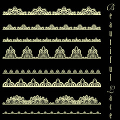 lacy vintage floral design