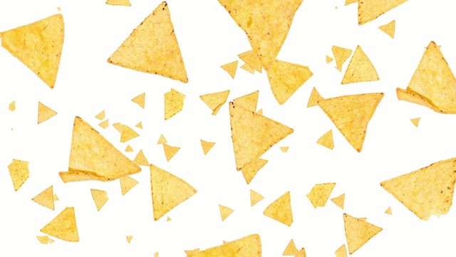 Nachos falling down (ends on blue)