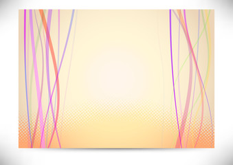 Fototapeta premium Beautiful background with halftone lines