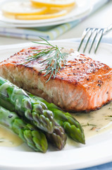 Salmon with Asparagus