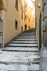 Fototapeta na wymiar włoski old street. Toskania